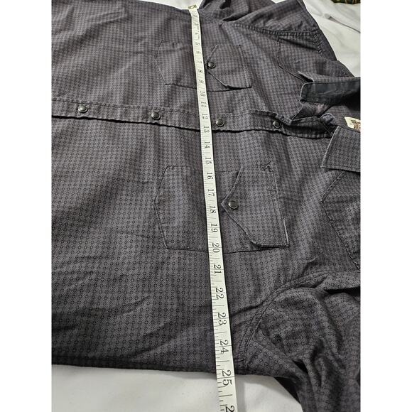 ELY CATTLEMAN MEN'S LONG SLEEVE SHIRT - SIZE LARGE - GRAY - Picture 9 of 15